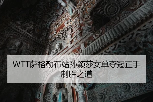 WTT萨格勒布站孙颖莎女单夺冠正手制胜之道